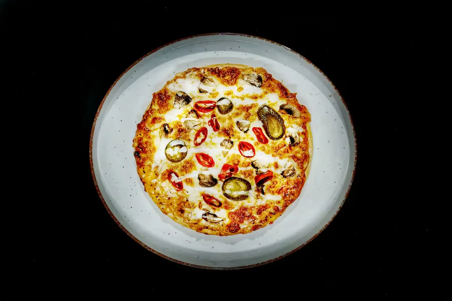 Mushroom Supreme Pizza